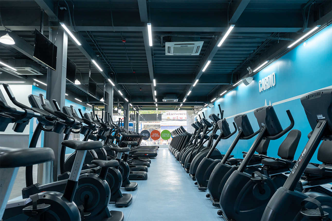 Không gian phòng tập The New gym hơn 2.000m2.